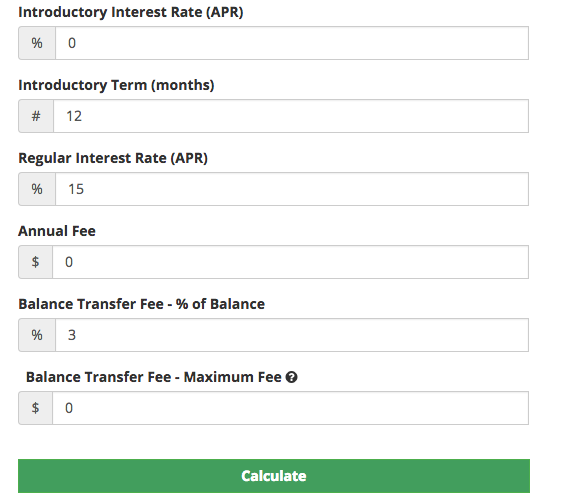 Balance Transfer Card