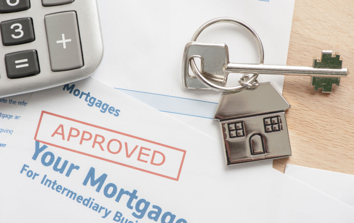 Mortgage Approved Loan Document With House Keys